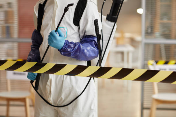 Professional Biohazard Cleanup technician working in Mount Blanchard, OH